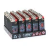 Bic Barquette De 50 Briquets Mini J25 Neon Rock -Fumeurs Fournitures Magasin barquette de 50 briquets mini j25 neon rock