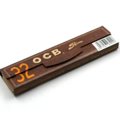 Boite 32 Carnets De Feuille OCB Slim Non Blanchis + Tips -Fumeurs Fournitures Magasin boite 32 carnets de feuille ocb slim non blanchis tips 2