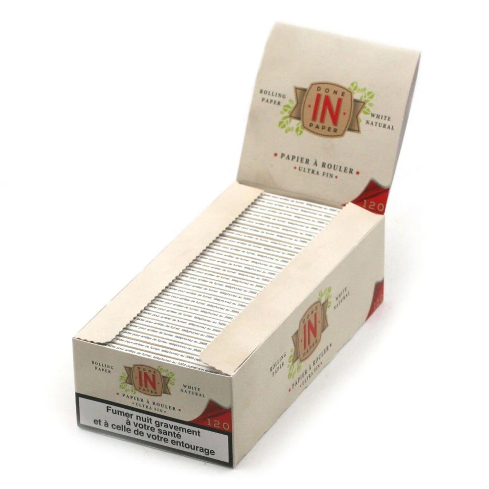 Boite De 25 Carnets De Feuilles à Rouler Done In Paper White Natural 4 Boite De 25 Carnets De Feuilles à Rouler Done In Paper White Natural – Image 2