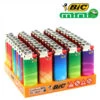 Boite De 50 Briquets J25 Mini BIC SPLENDID -Fumeurs Fournitures Magasin boite de 50 briquets j25 mini bic splendid