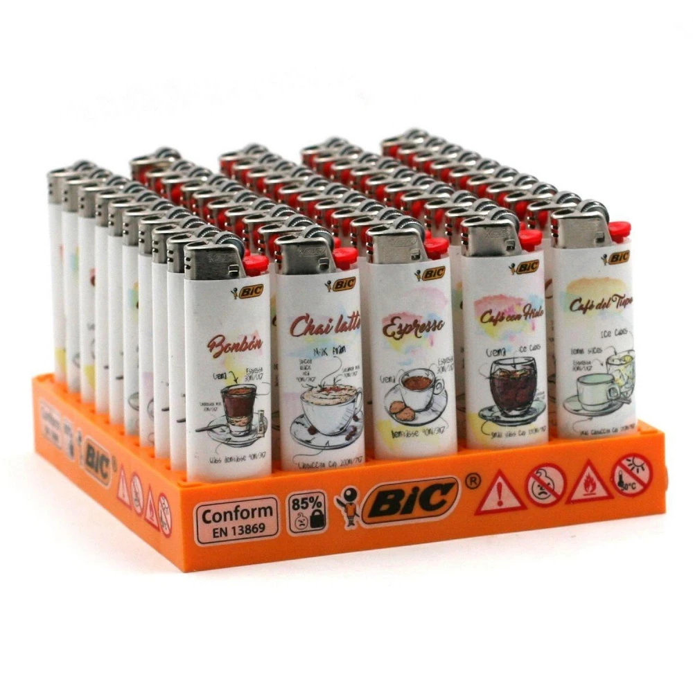 Boite De 50 Briquets Maxi BIC - Café 4 Boite De 50 Briquets Maxi BIC - Café – Image 2