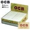 Boite De 50 Paquets OCB Chanvre Bio (Regular) -Fumeurs Fournitures Magasin boite de 50 paquets ocb chanvre bio regular