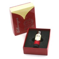 Briquet Cylindre Bicolore Volkswagen Rouge Et Beige -Fumeurs Fournitures Magasin briquet cylindre bicolore volkswagen rouge et beige 3