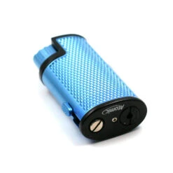 Briquet Turbo Métal Avec Perce Cigare Intégrer - Bleu 8 Briquet Turbo Métal Avec Perce Cigare Intégrer - Bleu -Fumeurs Fournitures Magasin briquet turbo metal avec perce cigare integrer bleu 2