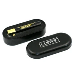 Clipper Métal - Skull Gold -Fumeurs Fournitures Magasin clipper metal skull gold 2