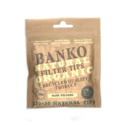 Lot De 10 Sachets De 150 Filtres - BANKO Natural -Fumeurs Fournitures Magasin lot de 10 sachets de 150 filtres banko natural 2