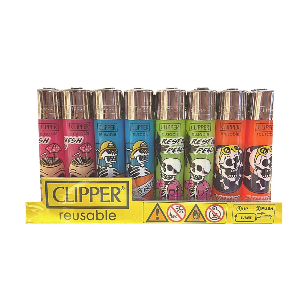 Lot De 48 Briquets Clipper Collection Summer Skulls 3 Lot De 48 Briquets Clipper Collection Summer Skulls