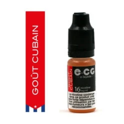 Lot De 5 Flacons E-CG - Cubain 16 Mg/ml -Fumeurs Fournitures Magasin lot de 5 flacons e cg cubain 16 mg ml 2