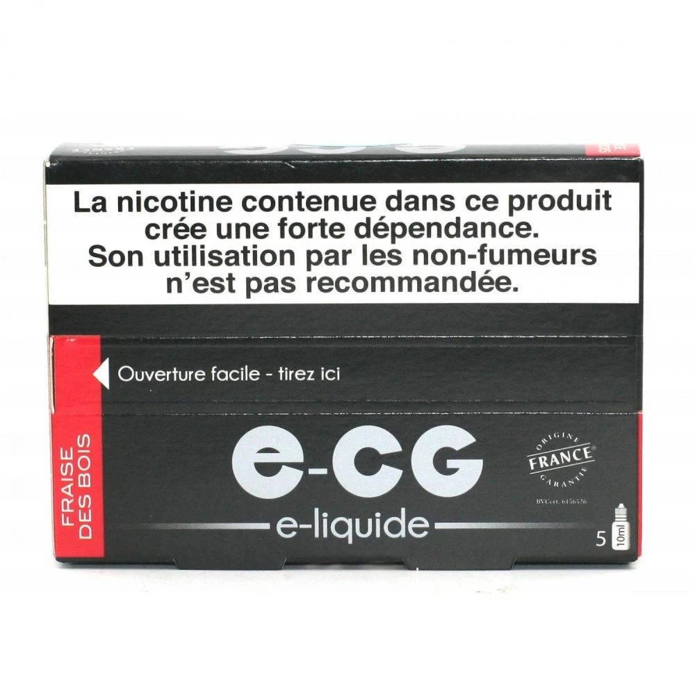 Lot De 5 Flacons E-CG - Fraise Des Bois 6 Mg/ml 4 Lot De 5 Flacons E-CG - Fraise Des Bois 6 Mg/ml – Image 2