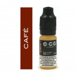 Lot De 5 Flacons E-CG - Goût Café 16 Mg/ml -Fumeurs Fournitures Magasin lot de 5 flacons e cg gout cafe 16 mg ml 2