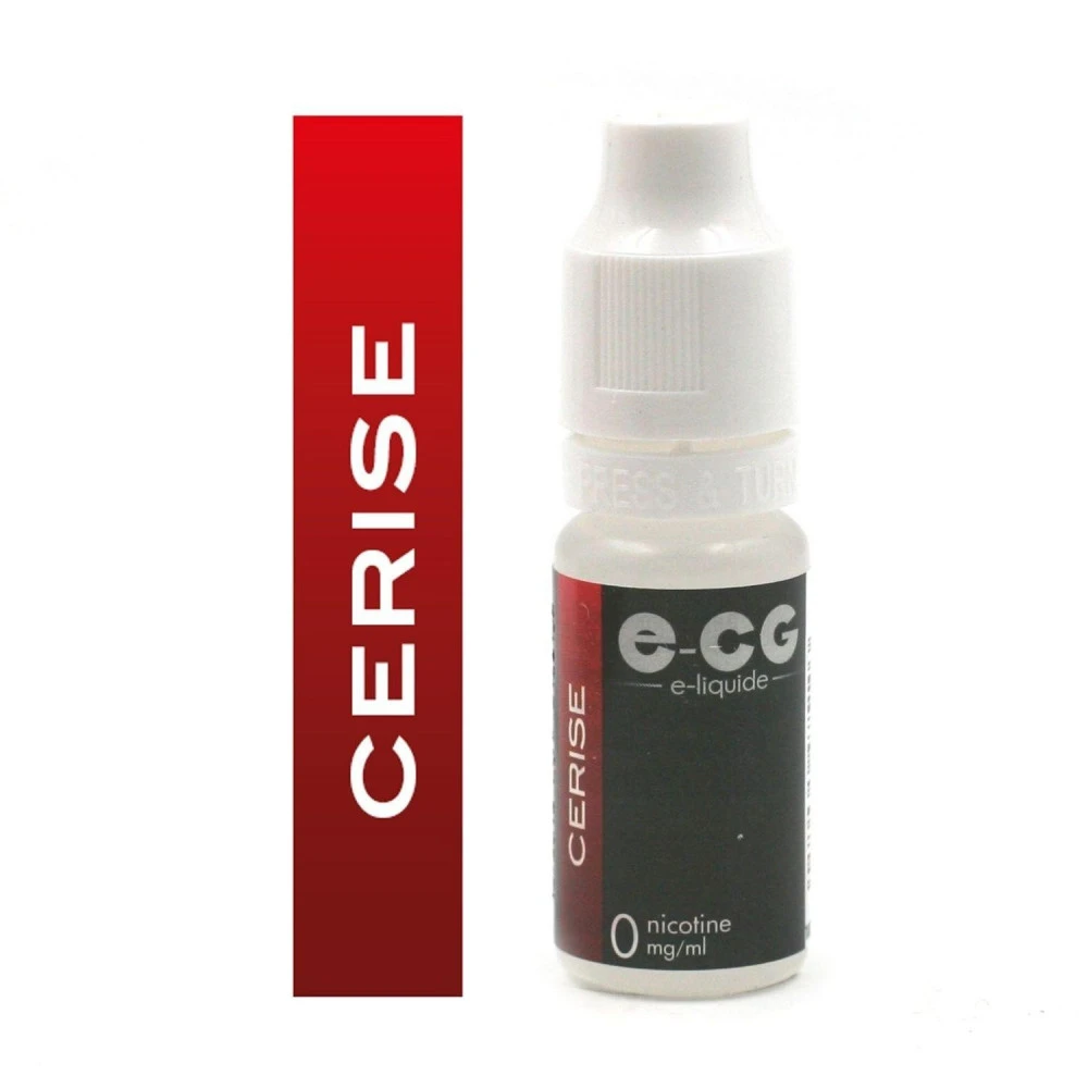 Lot De 5 Flacons E-CG - Goût Cerise 0 Mg/ml 5 Lot De 5 Flacons E-CG - Goût Cerise 0 Mg/ml – Image 3