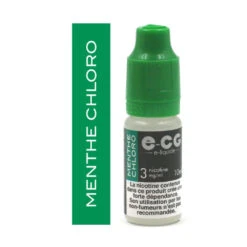 Lot De 5 Flacons E-CG - Goût Menthe Chloro 3 Mg/ml -Fumeurs Fournitures Magasin lot de 5 flacons e cg gout menthe chloro 3 mg ml 2
