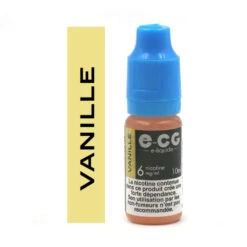 Lot De 5 Flacons E-CG - Goût Vanille 6 Mg/ml -Fumeurs Fournitures Magasin lot de 5 flacons e cg gout vanille 6 mg ml 2
