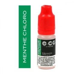 Lot De 5 Flacons E-CG - Menthe Chloro 11 Mg/ml -Fumeurs Fournitures Magasin lot de 5 flacons e cg menthe chloro 11 mg ml 2