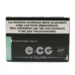 Lot De 5 Flacons E-CG - Menthe Fraîche 11 Mg/ml -Fumeurs Fournitures Magasin lot de 5 flacons e cg menthe fraiche 11 mg ml 1