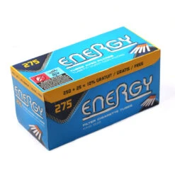 Lot De 6 Boites De 275 Tubes à Cigarettes Energy -Fumeurs Fournitures Magasin lot de 6 boites de 275 tubes a cigarettes energy 1