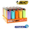 Plaquette De 50 Briquets BIC MAXI J 26 - Pastel -Fumeurs Fournitures Magasin plaquette de 50 briquets bic maxi j 26 pastel