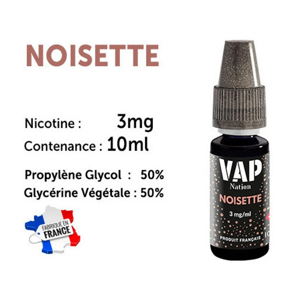 Vap Nation Lot De 5 Liquides - Noisette 3 Mg 3 Vap Nation Lot De 5 Liquides - Noisette 3 Mg