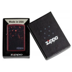 Zippo Black Cubes Design 60005312 -Fumeurs Fournitures Magasin zippo black cubes design 60005312 2