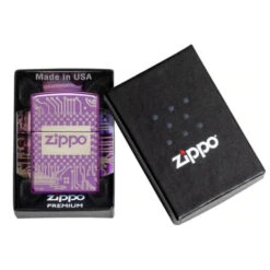 Zippo Design Circuit Board Violet 60005277 -Fumeurs Fournitures Magasin zippo design circuit board violet 60005277 2