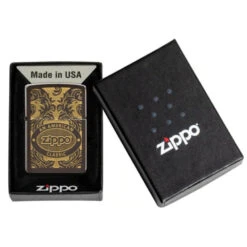 Zippo Design Scroll Art Déco Marron 60005290 -Fumeurs Fournitures Magasin zippo design scroll art deco marron 60005290 1